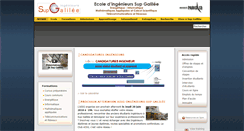 Desktop Screenshot of ispg.univ-paris13.fr